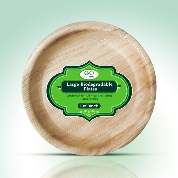 Large Square Eco-Friendly Food Plates